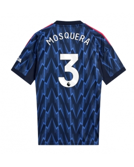 Billige Fotballdrakt Arsenal Cristhian Mosquera #3 Replika Bortedrakt 2025-26 Kortermet Billige Fotballdrakt Arsenal Cristhian Mosquera #3 Replika Bortedrakt 2025-26 Kortermet